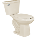 Taza de inodoro alargada COMFORT ecológica de color marfil WT4202901A CERAMOSA (Solo Taza)
