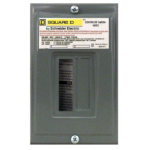 CENTRO DE CARGA DOMESTICO QOD 2 MODULOS 50 AMPERES 2F, 3H COLOR GRIS SCHNEIDER ELECTRIC