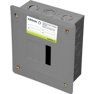 Centro de carga AQOD4-F ARGOS de empotrar 100 amperes 168 x 183 x 75 mm.