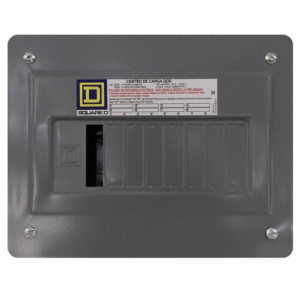 CENTRO DE CARGA DOMESTICO COLOR GRIS QOD 8 POLOS 100 AMPERES, 2F, 3H SCHNEIDER ELECTRIC