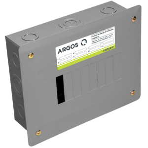 Centro de carga AQOD8-F ARGOS de empotrar 100 amperes 239 x 183 x 75 mm.