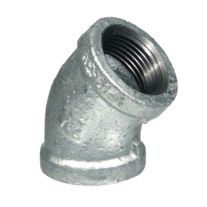 Codo 45 grados galvanizado 32mm