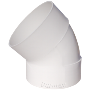 Codo 45° cementable hidraulico pvc cedula 40 de 2 1/2 - 60 mm 3024025B