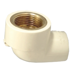 Codo hembra cpvc rosca bronce de 1/2” - 13 mm