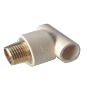 Tee macho cpvc rosca bronce de 1/2” - 13 mm