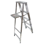 Escalera de Tijera de Aluminio de 4 escalones Marca CUPRUM 608-05N