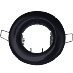 Luminaria empotrable de techo spot acabado negro base mr16