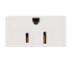 Contacto sencillo polarizado con tierra blanco linea cien - CI0-TOMCT-BLA