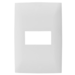 Placa de un módulo cien blanco - i0-pla01-bla
