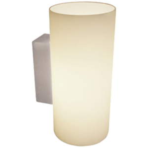 Luminaria de pared tipo cilindro fez acabado satinado  40 W  14x24xcm Tecnolite