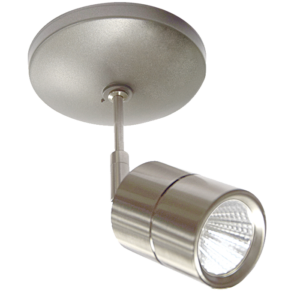 Luminaria interior YSNLED-368/S TECNOLITE spot sobreponer de techo aluminio acabado satinado 12 W 143 x 86 x 55 mm.