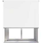 Persiana modelo blackout color blanca 160x180 51247 Homewell