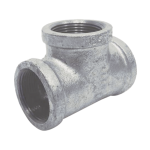 Tee reforzada galvanizada 25mm