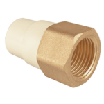 Adaptador hembra cpvc con inserción metálica de 1/2" - 13 mm